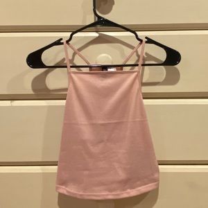 2 cropped high neck tank tops